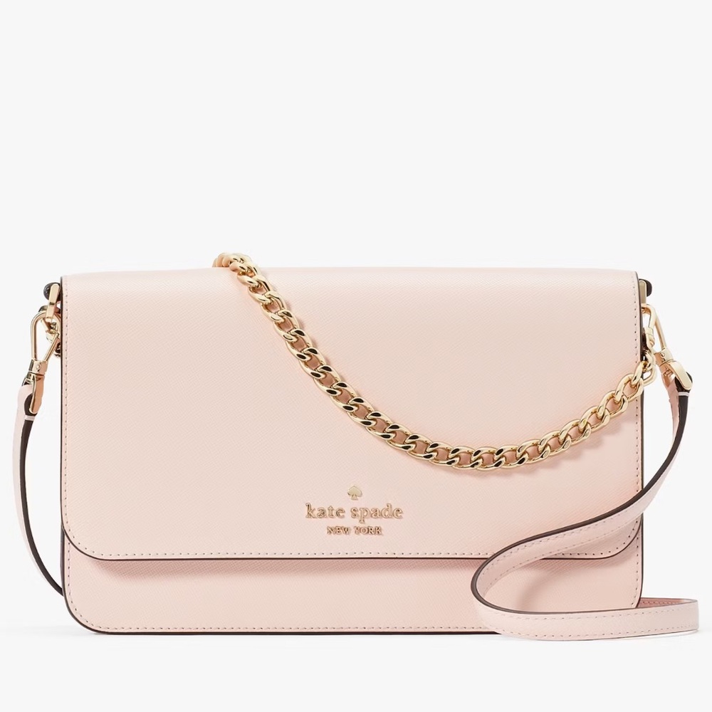 NWT - Kate Spade Madison Flap Convertible Crossbody - Conch Pink